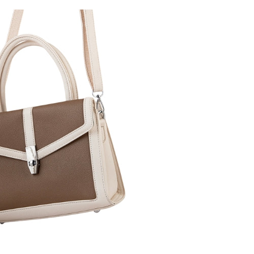 Elegant Structured Top Handle Handbag