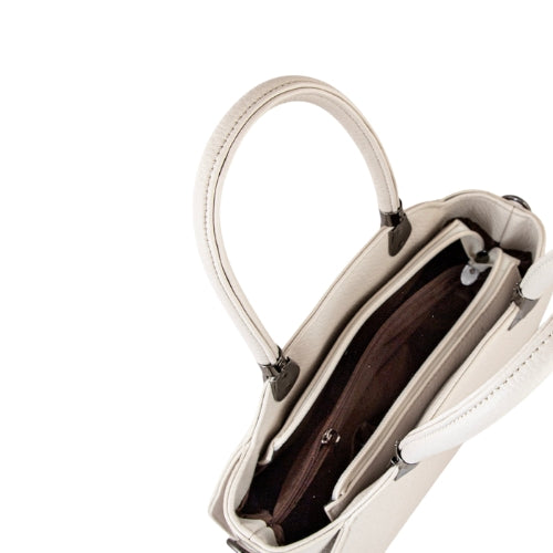 Minimal Structured Top Handle Handbag