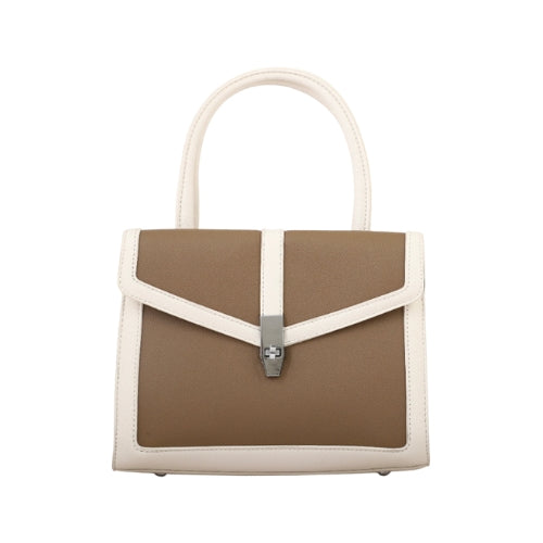 Elegant Structured Top Handle Handbag