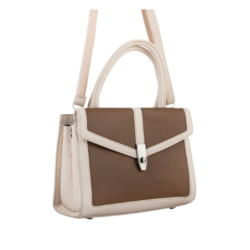 Elegant Structured Top Handle Handbag