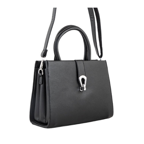 Classic Structured Top Handle Handbag
