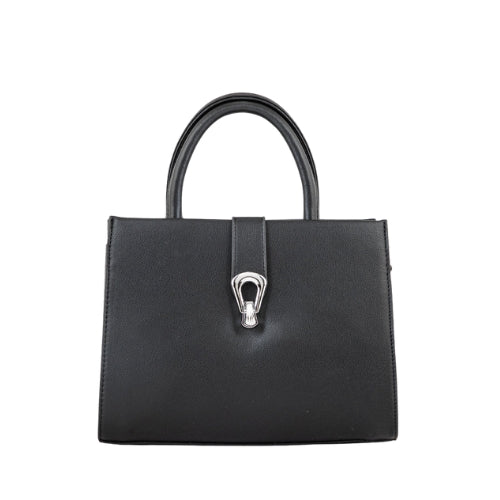 Classic Structured Top Handle Handbag